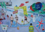 London Marathon 2008 painting